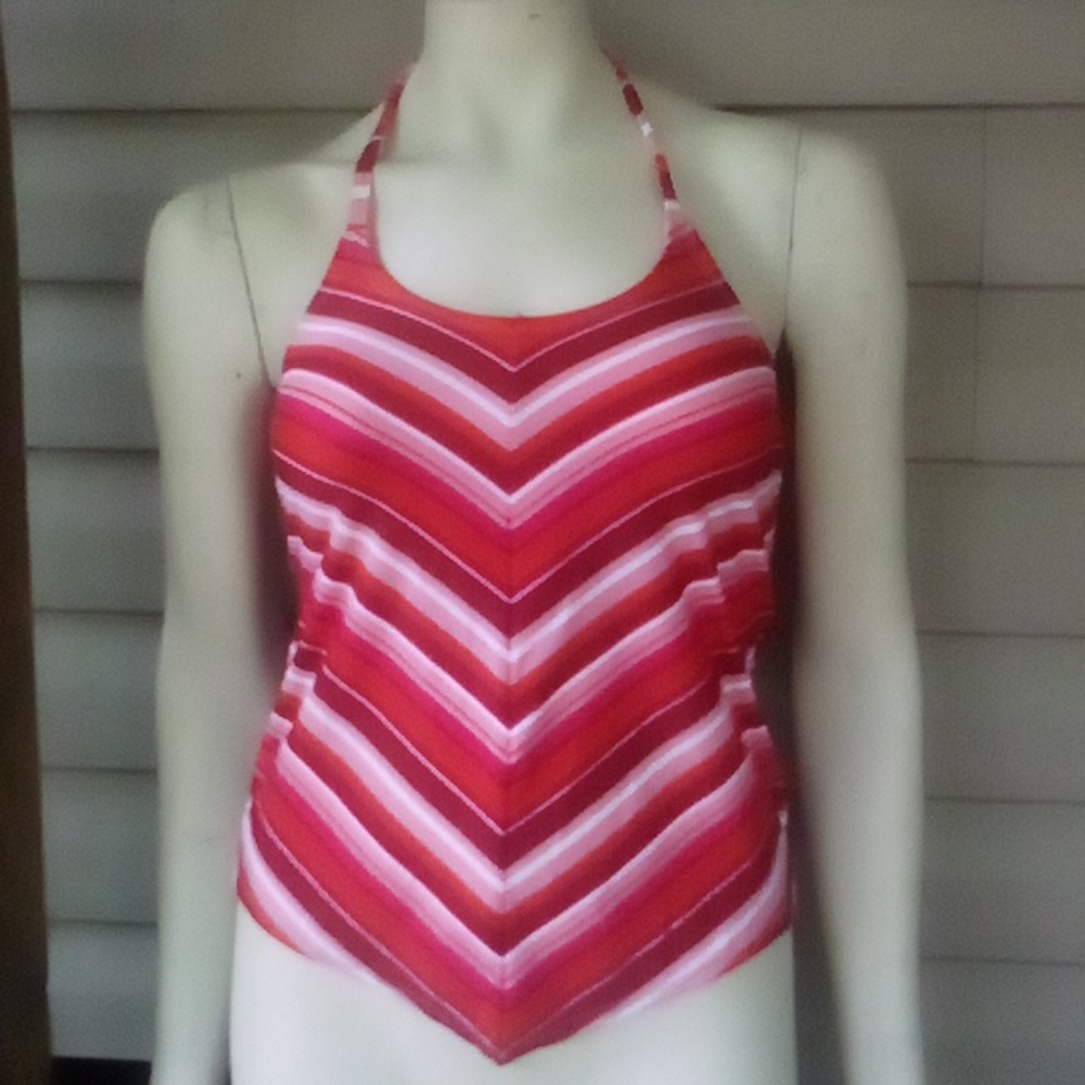 NWT "Mynah" red tankini-top only